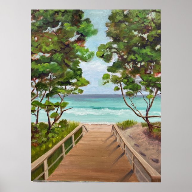 Póster Sunny Beach Escape (Frente)