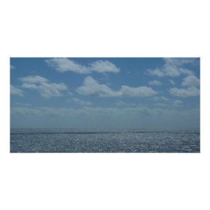Póster Sunny Caribbean Sea Blue Ocean