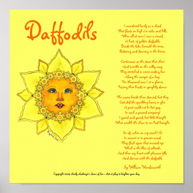 Póster Sunny Daffodil - Poster (Frente)