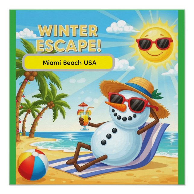 Póster Sunny Sands Resort (Anverso)