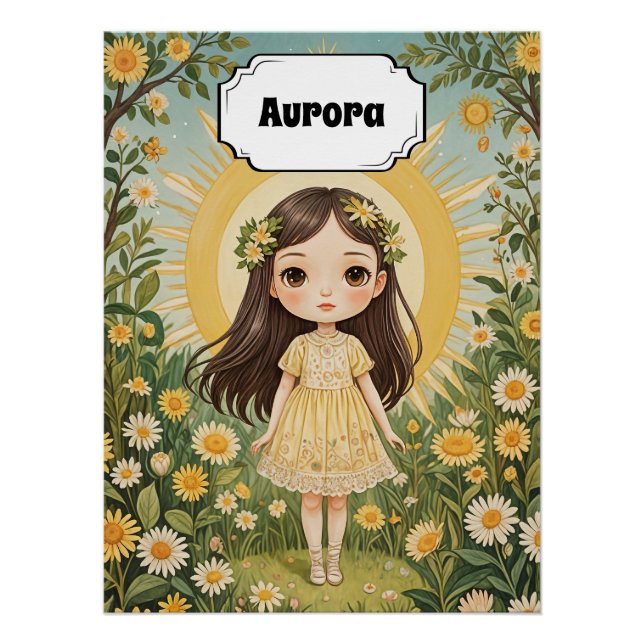 Póster Sunny Serenade Personalizada (Anverso)