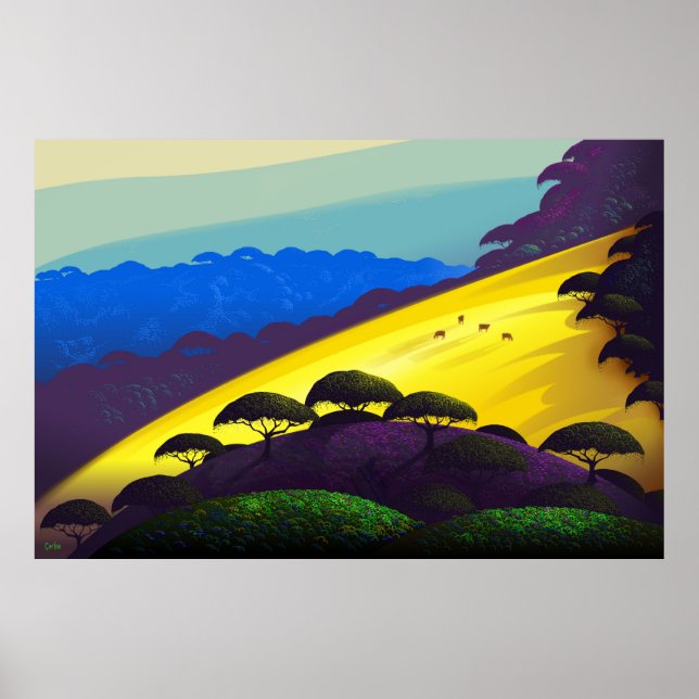 Póster Sunny Slope (Frente)