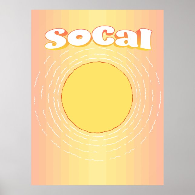 Póster Sunny SoCal (Frente)