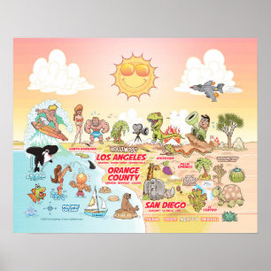Póster Sunny SoCal Poster