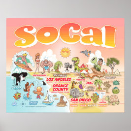 Póster Sunny SoCal Poster