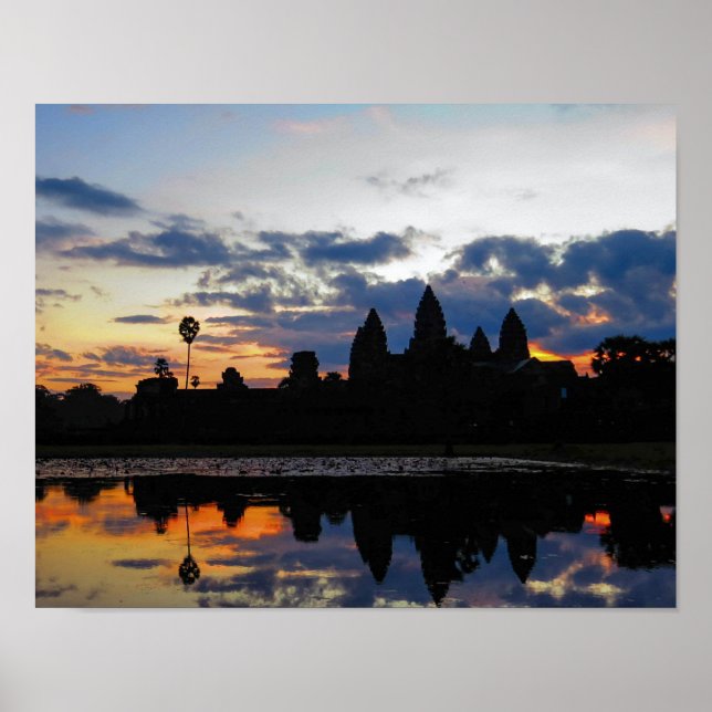 Póster Sunrise at Angkor Wat, Cambodia - Poster (Frente)