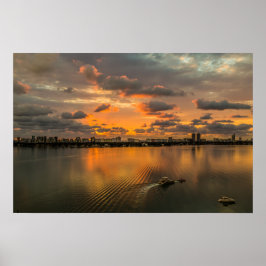 Póster Sunrise at Biscayne Bay