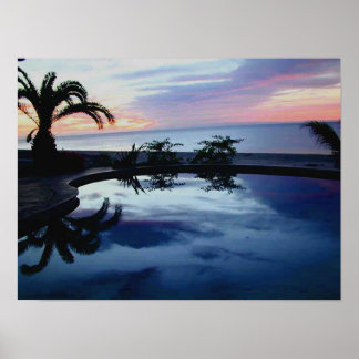 Póster Sunrise at Casa Blanca Beachfront Villa