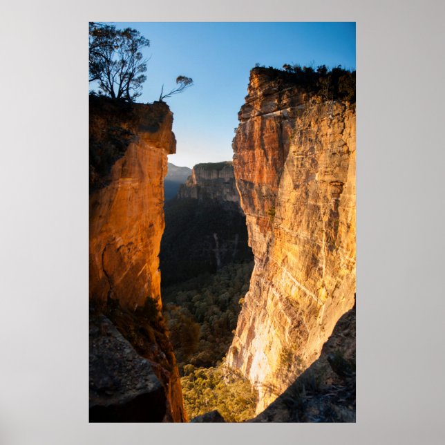 Póster Sunrise at Hanging Rock, Blue Mountains, Australia (Frente)