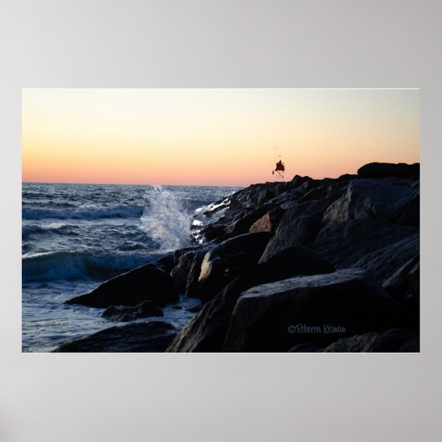 Póster Sunrise at the Jetty - Virginia Beach July 02 2024 (Frente)