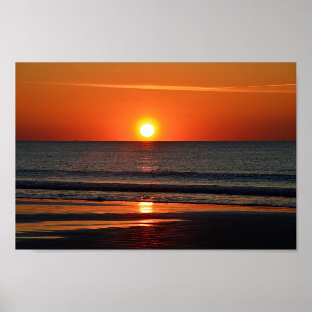 Póster Sunrise Beach Island Beach (Frente)