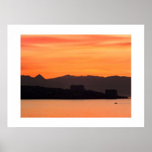 Póster Sunrise, Costa del Sol, España