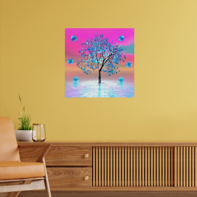 Póster Sunrise Crystal Tree (Salón 2)