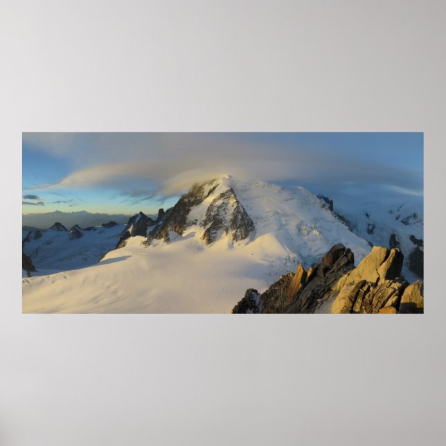 Póster Sunrise Mont Blanc (Frente)