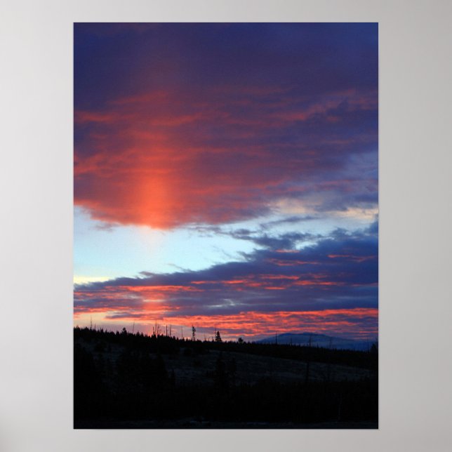 Póster Sunrise on Swan Lake Flat (Frente)