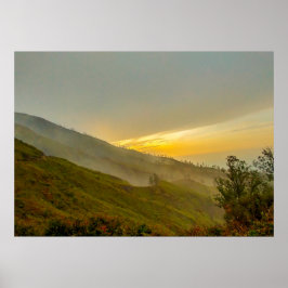 Póster Sunrise - Paisaje paisajístico de la naturaleza