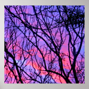 Póster Sunrise Silohuette