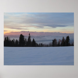 Póster Sunrise Tatras