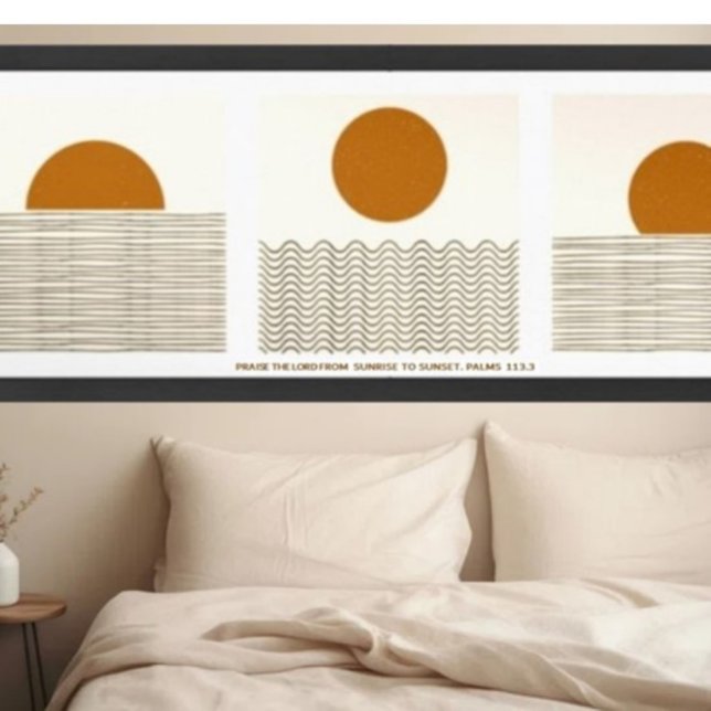 Póster Sunrise to Sunset alaba el Boho Scripting Wall Art (Subido por el creador)