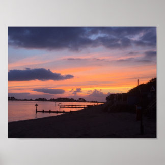 Póster Sunrise Wells Next The a Sea Norfolk