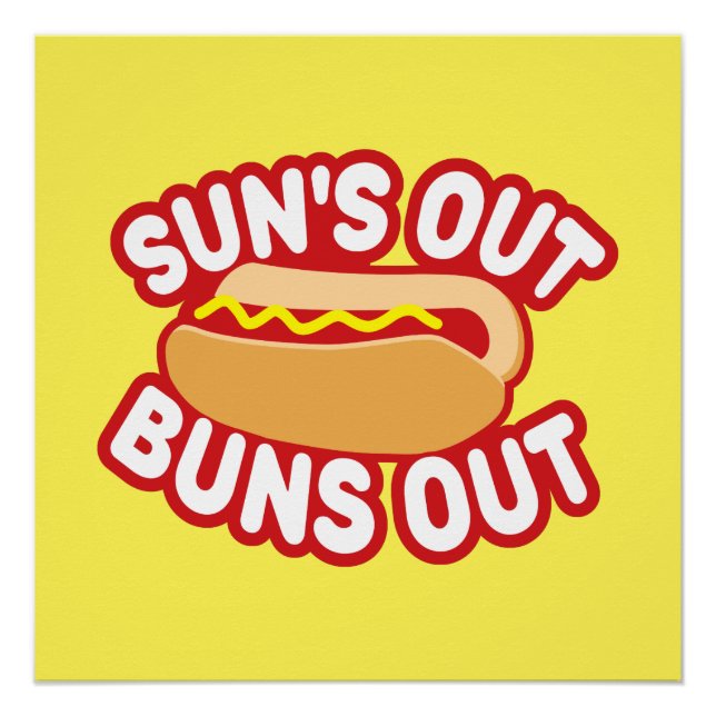 Póster Suns Out Buns Out (Anverso)