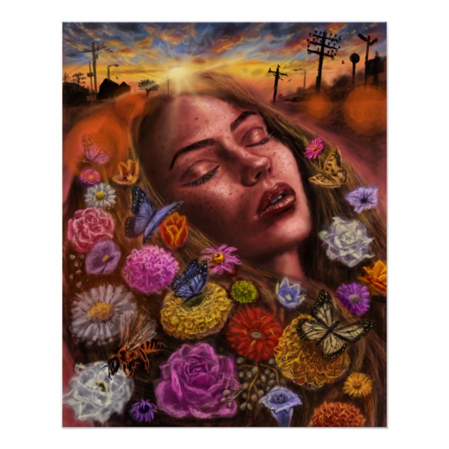 Póster Sunset (Anverso)