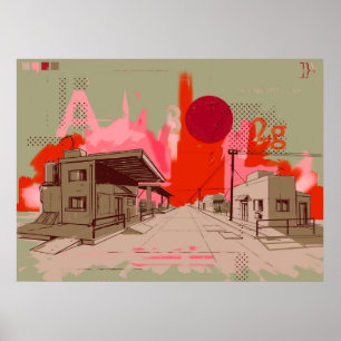 Póster Sunset