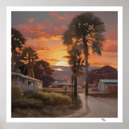 Póster Sunset