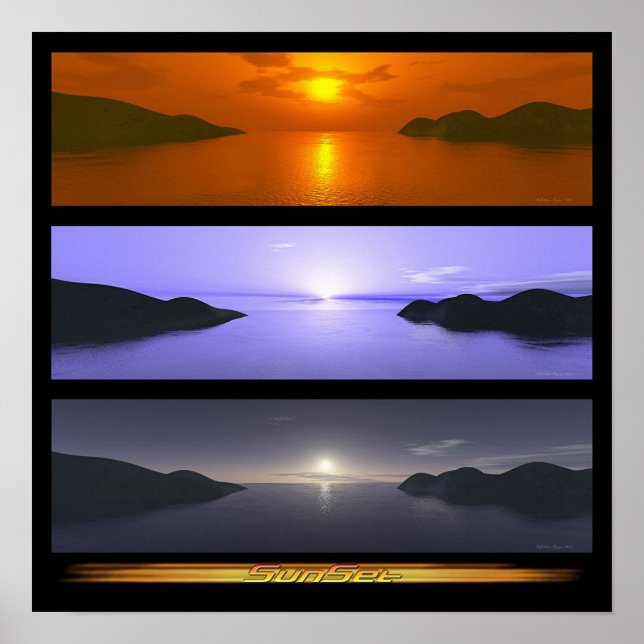 Póster Sunset (Frente)