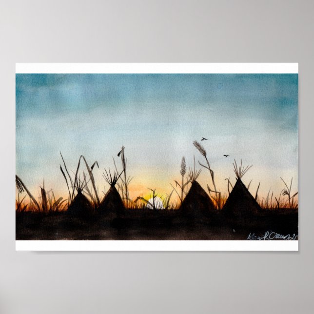 Póster Sunset (Frente)