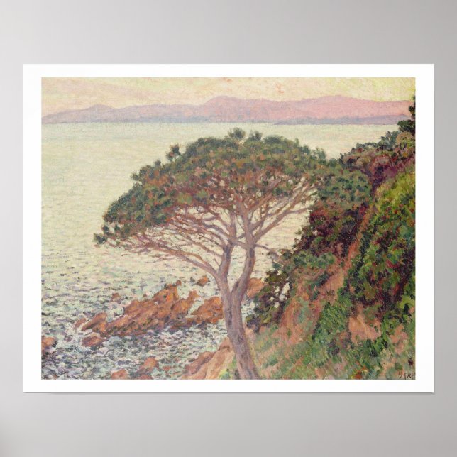 Póster Sunset, 1916 (aceite sobre lienzo) (Frente)