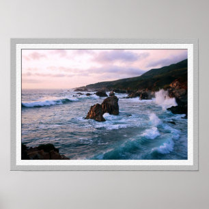 Póster Sunset at Garrapata