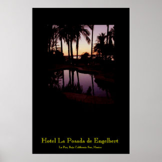 Póster Sunset at Hotel La Posada de Engelbert in La Paz