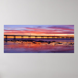 Póster Sunset at Ocean Beach -2006