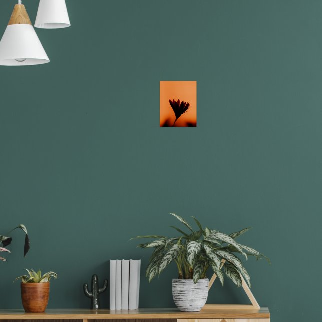 Póster Sunset Bloom: The Silhouette of Dusk (Salón 1)