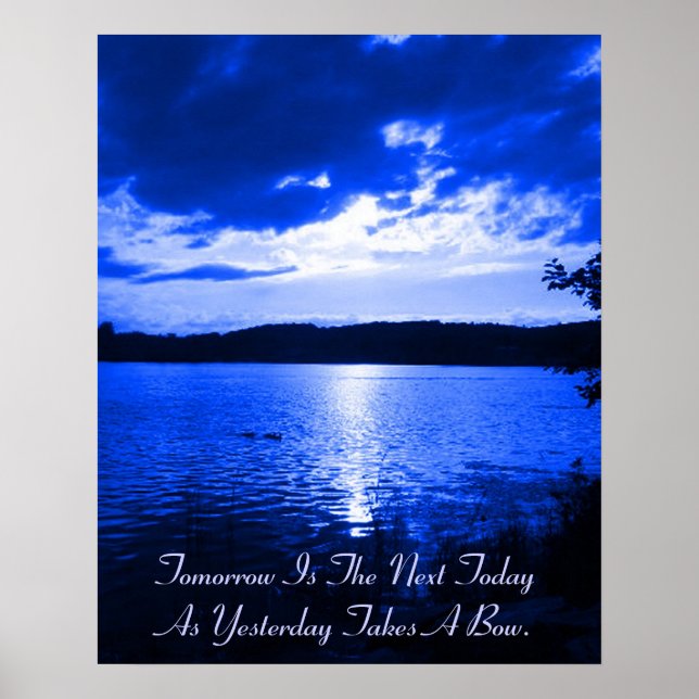 Póster Sunset Blue 2 (Frente)