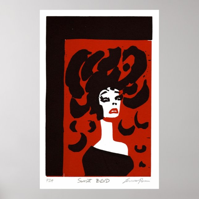 Póster Sunset BLVD (Frente)