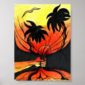 Póster Sunset capturado