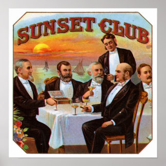 Póster Sunset Club