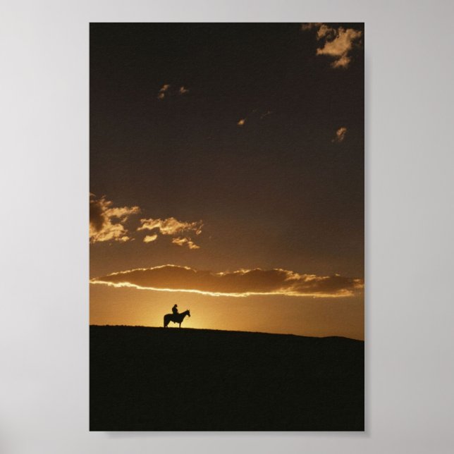 Póster Sunset Cowboy (Frente)