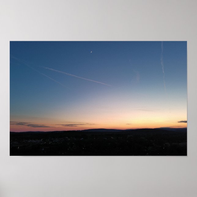Póster Sunset Crescent Moon Kenilworth (Frente)
