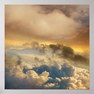 Póster Sunset de alta altitud