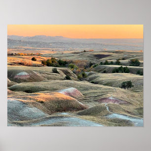 Póster Sunset de Badlands