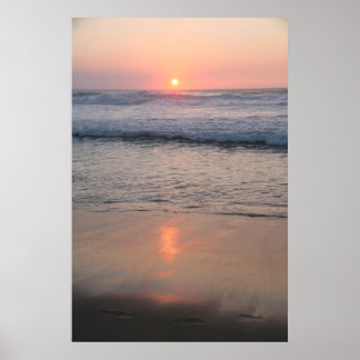 Póster Sunset de diciembre