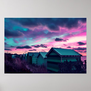 Póster Sunset de infrarrojos