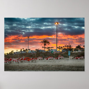 Póster Sunset de Maspalomas