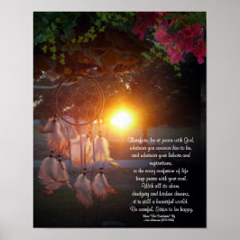 Póster Sunset desiderata Dreamcatcher