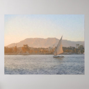 Póster Sunset en Luxor Print