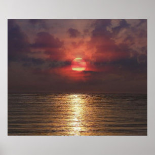 Póster Sunset Florida Print