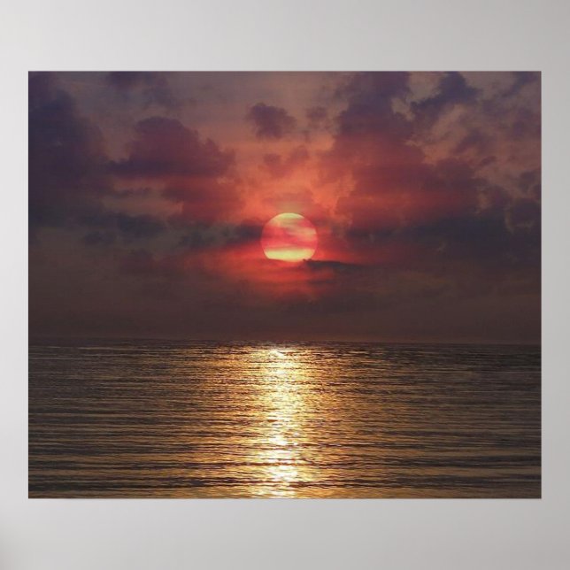 Póster Sunset Florida Print (Frente)